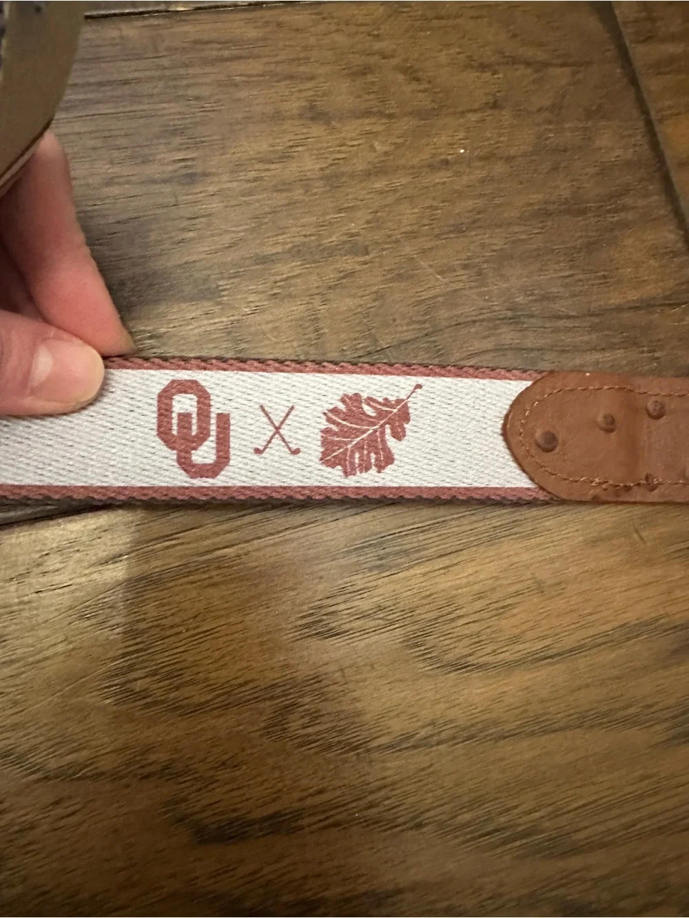 Doc Murphy OU University of Oklahoma Men's Belt